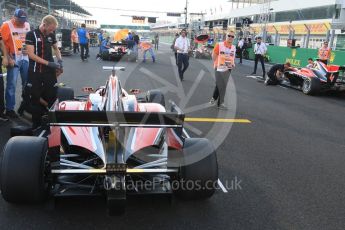 World © Octane Photographic Ltd. GP3 – Hungarian GP –   Race 1. Front 4 on thw grid. Hungaroring, Budapest, Hungary. Saturday 28th May 2018.