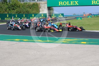 World © Octane Photographic Ltd. GP3 – Hungarian GP – Race 2. ART Grand Prix - Callum Illot and Anthoine Hubert. Hungaroring, Budapest, Hungary. Sunday 29th July 2018.