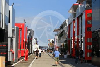 World © Octane Photographic Ltd. Formula 1 – Hungarian GP - Paddock. Hungaroring, Budapest, Hungary. Thursday 26th July 2018.