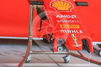 World © Octane Photographic Ltd. Formula 1 – Hungarian GP - Pitlane. Scuderia Ferrari SF71-H. Hungaroring, Budapest, Hungary. Thursday 26th July 2018.