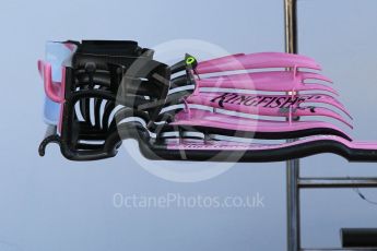 World © Octane Photographic Ltd. Formula 1 – Hungarian GP - Pitlane. Sahara Force India VJM11. Hungaroring, Budapest, Hungary. Thursday 26th July 2018.