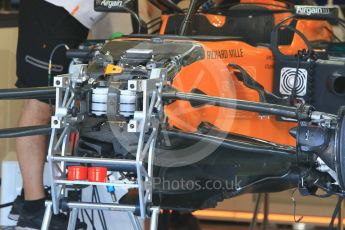 World © Octane Photographic Ltd. Formula 1 – Hungarian GP - Pitlane. McLaren MCL33. Hungaroring, Budapest, Hungary. Thursday 26th July 2018.