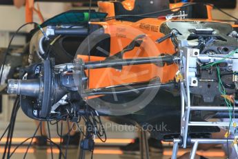 World © Octane Photographic Ltd. Formula 1 – Hungarian GP - Pitlane. McLaren MCL33. Hungaroring, Budapest, Hungary. Thursday 26th July 2018.