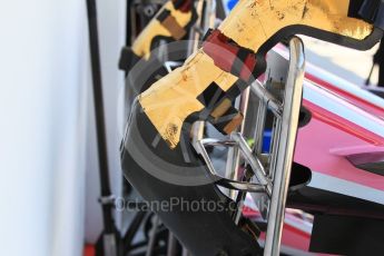 World © Octane Photographic Ltd. Formula 1 – Hungarian GP - Pitlane. Sahara Force India VJM11 - Esteban Ocon. Hungaroring, Budapest, Hungary. Thursday 26th July 2018.