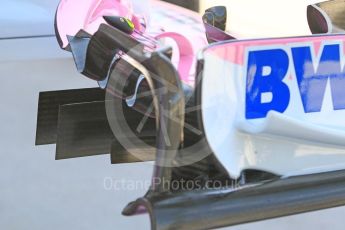 World © Octane Photographic Ltd. Formula 1 – Hungarian GP - Pitlane. Sahara Force India VJM11. Hungaroring, Budapest, Hungary. Thursday 26th July 2018.