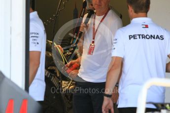 World © Octane Photographic Ltd. Formula 1 – Hungarian GP - Pitlane. Mercedes AMG Petronas Motorsport AMG F1 W09 EQ Power+. Hungaroring, Budapest, Hungary. Thursday 26th July 2018.