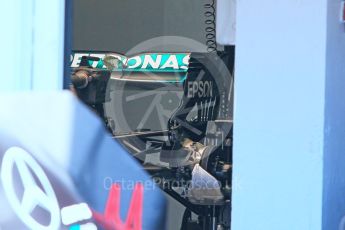 World © Octane Photographic Ltd. Formula 1 – Hungarian GP - Pitlane. Mercedes AMG Petronas Motorsport AMG F1 W09 EQ Power+ - Lewis Hamilton. Hungaroring, Budapest, Hungary. Thursday 26th July 2018.