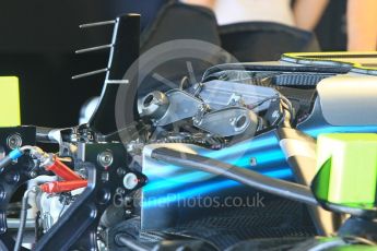 World © Octane Photographic Ltd. Formula 1 – Hungarian GP - Pitlane. Mercedes AMG Petronas Motorsport AMG F1 W09 EQ Power+. Hungaroring, Budapest, Hungary. Thursday 26th July 2018.