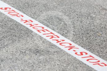 World © Octane Photographic Ltd. Formula 1 – Hungarian GP - Track Walk. Racetrack start marking. Hungaroring, Budapest, Hungary. Thursday 26th July 2018.