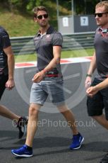 World © Octane Photographic Ltd. Formula 1 – Hungarian GP - Track Walk. Haas F1 Team VF-18 – Romain Grosjean. Hungaroring, Budapest, Hungary. Thursday 26th July 2018.