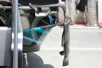 World © Octane Photographic Ltd. Formula 1 – Hungarian GP - Pit Lane. Mercedes AMG Petronas Motorsport AMG F1 W09 EQ Power+. Hungaroring, Budapest, Hungary. Thursday 26th July 2018.