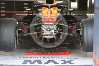 World © Octane Photographic Ltd. Formula 1 – Hungarian GP - Pit Lane. Aston Martin Red Bull Racing TAG Heuer RB14 – Max Verstappen. Hungaroring, Budapest, Hungary. Thursday 26th July 2018.