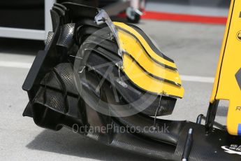 World © Octane Photographic Ltd. Formula 1 – Hungarian GP - Pit Lane. Renault Sport F1 Team RS18. Hungaroring, Budapest, Hungary. Thursday 26th July 2018.