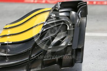 World © Octane Photographic Ltd. Formula 1 – Hungarian GP - Pit Lane. Renault Sport F1 Team RS18. Hungaroring, Budapest, Hungary. Thursday 26th July 2018.