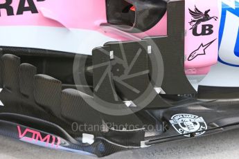 World © Octane Photographic Ltd. Formula 1 – Hungarian GP - Pit Lane. Sahara Force India VJM11. Hungaroring, Budapest, Hungary. Thursday 26th July 2018.
