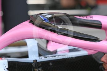 World © Octane Photographic Ltd. Formula 1 – Hungarian GP - Pit Lane. Sahara Force India VJM11. Hungaroring, Budapest, Hungary. Thursday 26th July 2018.