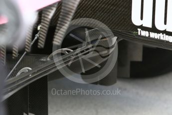 World © Octane Photographic Ltd. Formula 1 – Hungarian GP - Pit Lane. Sahara Force India VJM11. Hungaroring, Budapest, Hungary. Thursday 26th July 2018.