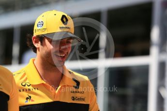 World © Octane Photographic Ltd. Formula 1 – Hungarian GP - Paddock. Renault Sport F1 Team RS18 – Carlos Sainz. Hungaroring, Budapest, Hungary. Thursday 26th July 2018.