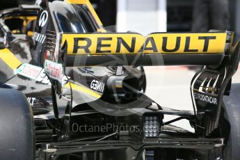 World © Octane Photographic Ltd. Formula 1 – Hungarian GP - Pit Lane. Renault Sport F1 Team RS18. Hungaroring, Budapest, Hungary. Thursday 26th July 2018.