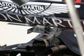 World © Octane Photographic Ltd. Formula 1 – Hungarian GP - Pit Lane. Aston Martin Red Bull Racing TAG Heuer RB14. Hungaroring, Budapest, Hungary. Thursday 26th July 2018.