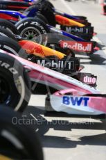 World © Octane Photographic Ltd. Formula 1 – Hungarian GP - Pit Lane. Sahara Force India VJM11. Hungaroring, Budapest, Hungary. Thursday 26th July 2018.