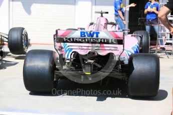 World © Octane Photographic Ltd. Formula 1 – Hungarian GP - Pit Lane. Sahara Force India VJM11. Hungaroring, Budapest, Hungary. Thursday 26th July 2018.