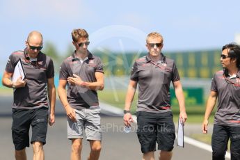 World © Octane Photographic Ltd. Formula 1 – Hungarian GP - Track Walk. Haas F1 Team VF-18 – Romain Grosjean. Hungaroring, Budapest, Hungary. Thursday 26th July 2018.