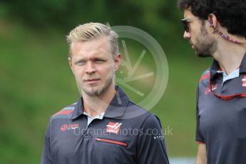 World © Octane Photographic Ltd. Formula 1 – Hungarian GP - Track Walk. Haas F1 Team VF-18 – Kevin Magnussen. Hungaroring, Budapest, Hungary. Thursday 26th July 2018.