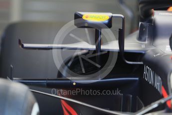 World © Octane Photographic Ltd. Formula 1 – Hungarian GP - Pit Lane. Aston Martin Red Bull Racing TAG Heuer RB14. Hungaroring, Budapest, Hungary. Thursday 26th July 2018.