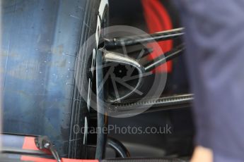 World © Octane Photographic Ltd. Formula 1 – Hungarian GP - Pit Lane. Aston Martin Red Bull Racing TAG Heuer RB14. Hungaroring, Budapest, Hungary. Thursday 26th July 2018.