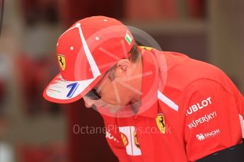 World © Octane Photographic Ltd. Formula 1 – Hungarian GP - Pit Lane. Scuderia Ferrari SF71-H – Kimi Raikkonen. Hungaroring, Budapest, Hungary. Thursday 26th July 2018.