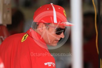 World © Octane Photographic Ltd. Formula 1 – Hungarian GP - Pit Lane. Scuderia Ferrari SF71-H – Kimi Raikkonen. Hungaroring, Budapest, Hungary. Thursday 26th July 2018.