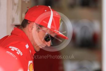 World © Octane Photographic Ltd. Formula 1 – Hungarian GP - Pit Lane. Scuderia Ferrari SF71-H – Kimi Raikkonen. Hungaroring, Budapest, Hungary. Thursday 26th July 2018.