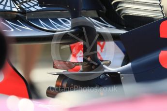 World © Octane Photographic Ltd. Formula 1 – Hungarian GP - Pit Lane. Aston Martin Red Bull Racing TAG Heuer RB14. Hungaroring, Budapest, Hungary. Thursday 26th July 2018.