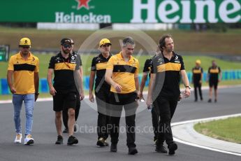 World © Octane Photographic Ltd. Formula 1 – Hungarian GP - Track walk. Nick Chester – Chassis Technical Director at Renault Sport Formula 1 Team. Hungaroring, Budapest, Hungary. Thursday 26th July 2018.