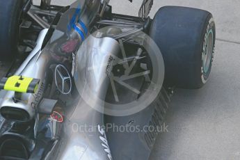 World © Octane Photographic Ltd. Formula 1 – Hungarian GP - Pit Lane. Mercedes AMG Petronas Motorsport AMG F1 W09 EQ Power+ - Valtteri Bottas. Hungaroring, Budapest, Hungary. Thursday 26th July 2018.