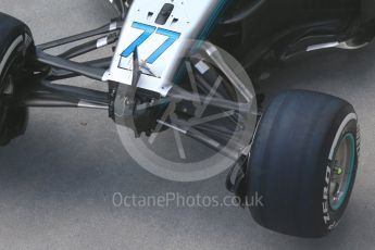 World © Octane Photographic Ltd. Formula 1 – Hungarian GP - Pit Lane. Mercedes AMG Petronas Motorsport AMG F1 W09 EQ Power+ - Valtteri Bottas. Hungaroring, Budapest, Hungary. Thursday 26th July 2018.