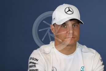 World © Octane Photographic Ltd. Formula 1 – Hungarian GP - FIA Drivers’ Press Conference. Mercedes AMG Petronas Motorsport - Valtteri Bottas. Hungaroring, Budapest, Hungary. Thursday 26th July 2018.