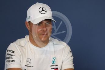 World © Octane Photographic Ltd. Formula 1 – Hungarian GP - FIA Drivers’ Press Conference. Mercedes AMG Petronas Motorsport - Valtteri Bottas. Hungaroring, Budapest, Hungary. Thursday 26th July 2018.