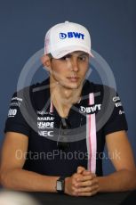 World © Octane Photographic Ltd. Formula 1 – Hungarian GP - FIA Drivers’ Press Conference. Sahara Force India - Esteban Ocon. Hungaroring, Budapest, Hungary. Thursday 26th July 2018.