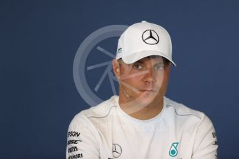 World © Octane Photographic Ltd. Formula 1 – Hungarian GP - FIA Drivers’ Press Conference. Mercedes AMG Petronas Motorsport - Valtteri Bottas. Hungaroring, Budapest, Hungary. Thursday 26th July 2018.