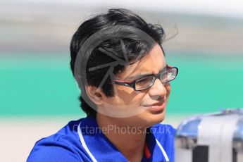 World © Octane Photographic Ltd. FIA Formula 2 (F2) – Hungarian GP - Paddock. Trident - Arjun Maini. Hungaroring, Budapest, Hungary. Thursday 26th July 2018.