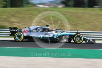 World © Octane Photographic Ltd. Formula 1 – Hungarian Post-Race Test - Day 1. Mercedes AMG Petronas Motorsport AMG F1 W09 EQ Power+ - George Russell. Hungaroring, Budapest, Hungary. Tuesday 31st July 2018.