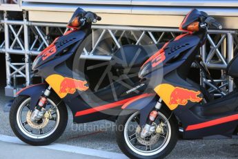 World © Octane Photographic Ltd. Formula 1 – Hungarian Post-Race Test - Day 1. Aston Martin Red Bull Racing mopeds. Hungaroring, Budapest, Hungary. Tuesday 31st July 2018.