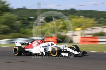 World © Octane Photographic Ltd. Formula 1 – Hungarian Post-Race Test - Day 1. Alfa Romeo Sauber F1 Team C37 – Marcus Ericsson. Hungaroring, Budapest, Hungary. Tuesday 31st July 2018.