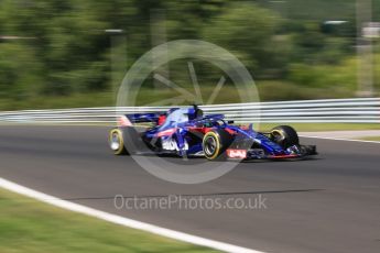 World © Octane Photographic Ltd. Formula 1 – Hungarian Post-Race Test - Day 1. Scuderia Toro Rosso STR13 – Brendon Hartley. Hungaroring, Budapest, Hungary. Tuesday 31st July 2018.