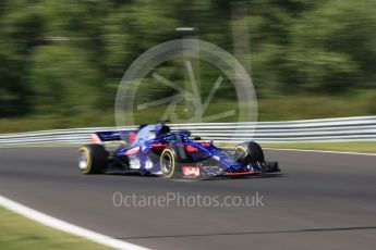World © Octane Photographic Ltd. Formula 1 – Hungarian Post-Race Test - Day 1. Scuderia Toro Rosso STR13 – Brendon Hartley. Hungaroring, Budapest, Hungary. Tuesday 31st July 2018.