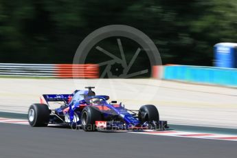 World © Octane Photographic Ltd. Formula 1 – Hungarian Post-Race Pirelli Test - Day 1. Scuderia Toro Rosso STR13 – Sean Gelael. Hungaroring, Budapest, Hungary. Tuesday 31st July 2018.