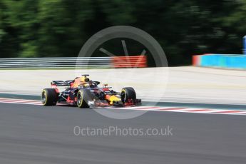 World © Octane Photographic Ltd. Formula 1 – Hungarian Post-Race Test - Day 1. Aston Martin Red Bull Racing TAG Heuer RB14 – Daniel Ricciardo. Hungaroring, Budapest, Hungary. Tuesday 31st July 2018.