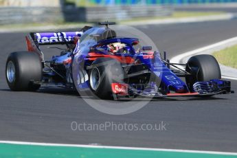 World © Octane Photographic Ltd. Formula 1 – Hungarian Post-Race Pirelli Test - Day 1. Scuderia Toro Rosso STR13 – Sean Gelael. Hungaroring, Budapest, Hungary. Tuesday 31st July 2018.